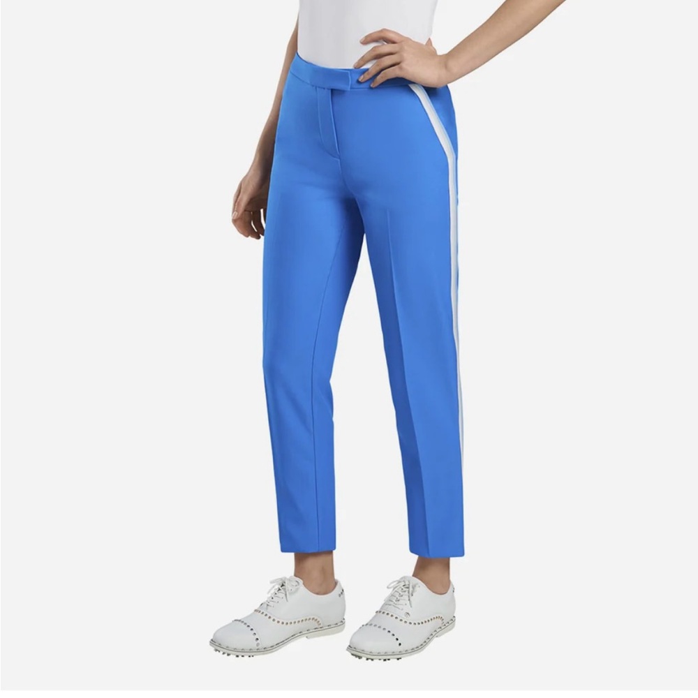 G/Fore Womens Tux Straight Leg Trouser Pants Racer Blue Golf Gfore NWT size 6